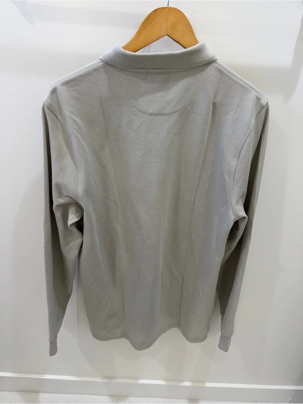 J. Crew long-sleeve slim piqué polo shirt